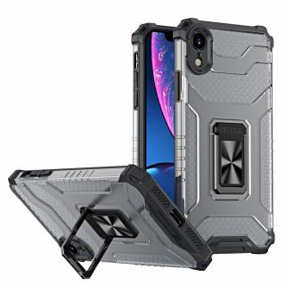 Crystal Ring Case pouzdro / kryt se stojánkem pro iPhone Xr černá