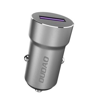 Dudao R4Pro USB nabíječka do auta QC 3.0 VOOC / 22,5W / 5A šedá