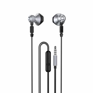 Dudao X2c handsfree sluchátka iOS / Android - univerzální 3,5mm jack šedé