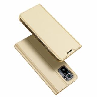 Dux Ducis pouzdro Skin Pro Bookcase Xiaomi RedMi NOTE 10 / RedMi NOTE 10S gold / zlaté