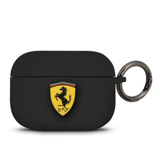 Ferrari silikonové pouzdro pro Apple AirPods PRO černé FEACAPSILGLBK