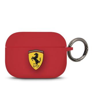 Ferrari silikonové pouzdro pro Apple AirPods PRO červené FEACAPSILGLRE