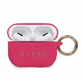 Guess silikonové pouzdro pro Apple AirPods PRO fuchsia pink GUACAPSILGLFU