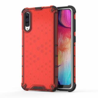 HoneyComb Armor Case odolné pouzdro pro Samsung A50 červené