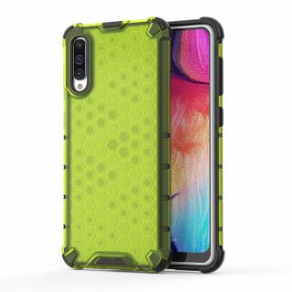 HoneyComb Armor Case odolné pouzdro pro Samsung A50 zelené