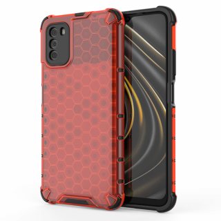 HoneyComb Armor Case odolné pouzdro pro Xiaomi RedMi 9T / POCO M3 červené