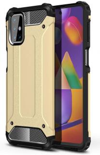 Hybrid Armor Case odolné pouzdro pro Samsung Galaxy M31s zlaté