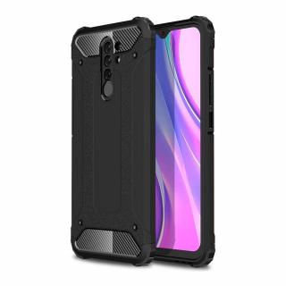 Hybrid Armor Case odolné pouzdro pro Xiaomi RedMi 9 černé