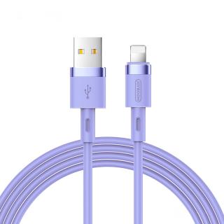 Joyroom S-1224N2 USB kabel - iPhone Lightning / 1,2m / 2,4A fialový