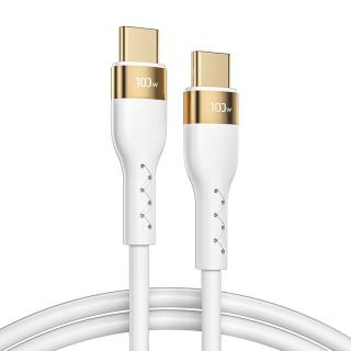 Joyroom S-1250N18-10 kabel USB-C PD - USB-C / 1,2m / 100W bílý