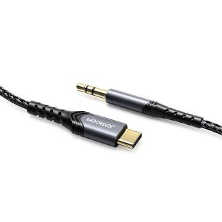 Joyroom SY-A03 Aux kabel - USB-C / 3,5mm jack / 2m černý