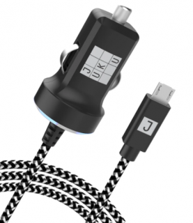JUKU JUSPCM17 nabíječka do auta micro USB / fast charging 12W / 5V / 2,4A