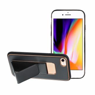 Leather Case Kickstand pouzdro / kryt 3v1 pro Apple iPhone 7 / 8 (4,7 ) / SE 20/22 černé