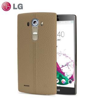 LG CPR-110 Hard Case pouzdro LG G4 (H815) beige / béžové (blister)