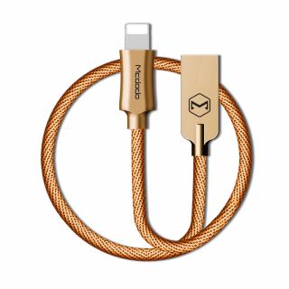 MCDODO CA-3920 USB kabel pro iPhone / Lightning 2,4A / 1,2m - zlatý