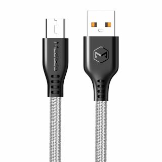 MCDODO CA-5161 kabel Micro USB / 1m / 2,4A šedý