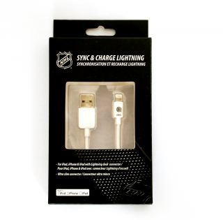 NHL lightning datový / nabíjecí USB kabel pro iPhone / MFI - Boston Bruins - LGX-11200