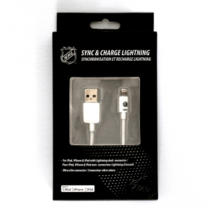 NHL lightning datový / nabíjecí USB kabel pro iPhone / MFI - New York Islanders- LGX-11218