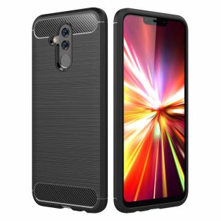 Pouzdro Carbon Case pro Huawei Mate 20 Lite černé