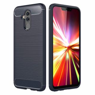 Pouzdro Carbon Case pro Huawei Mate 20 Lite modré