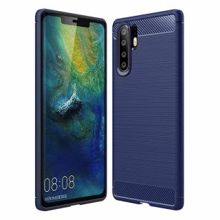 Pouzdro Carbon Case pro Huawei P30 PRO modré