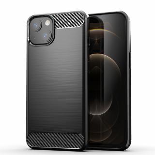 Pouzdro Carbon Case pro iPhone 13 (6,1 ) černé