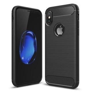 Pouzdro Carbon Case pro iPhone Xr černé