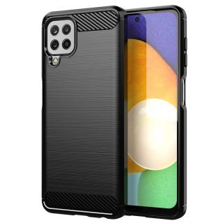 Pouzdro Carbon Case pro Samsung Galaxy A22 4G černé