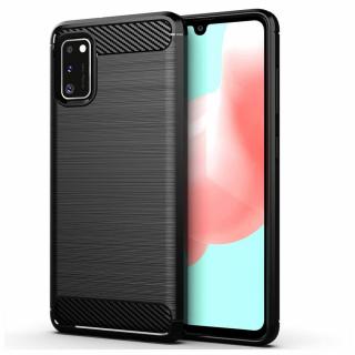 Pouzdro Carbon Case pro Samsung Galaxy A41 černé