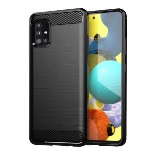 Pouzdro Carbon Case pro Samsung Galaxy M31s černé