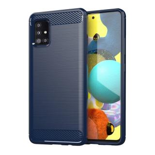 Pouzdro Carbon Case pro Samsung Galaxy M31s modré