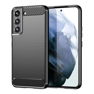 Pouzdro Carbon Case pro Samsung Galaxy S22 černé