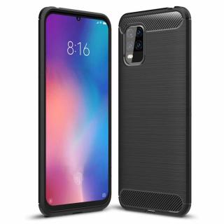 Pouzdro Carbon Case pro Xiaomi Mi 10 Lite černé