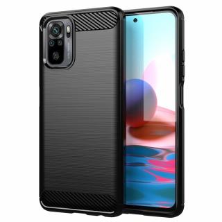 Pouzdro Carbon Case pro Xiaomi RedMi NOTE 10 / RedMi NOTE 10S černé