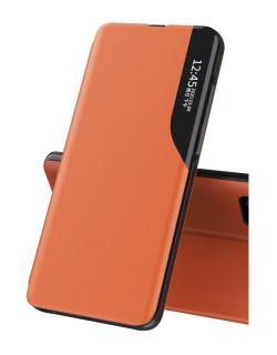 Pouzdro ECO Leather View pro Apple iPhone 13 (6,1 ) oranžové