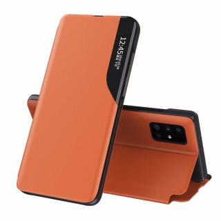 Pouzdro ECO Leather View pro Samsung Galaxy A71 oranžové