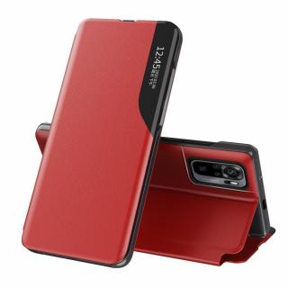 Pouzdro ECO Leather View pro Xiaomi RedMi NOTE 10 / RedMi NOTE 10S červené