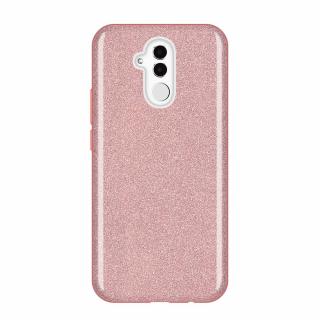 Pouzdro Glitter Case pro Huawei Mate 20 Lite světle růžové