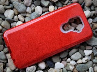 Pouzdro Glitter Case pro Huawei Mate 30 Lite červené