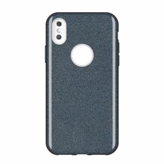 Pouzdro Glitter Case pro Huawei Y7 2019 / Y7 Prime 2019 černé