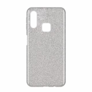 Pouzdro Glitter Case pro Samsung A30 / A50 stříbrné