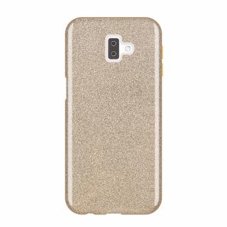 Pouzdro Glitter Case pro Samsung J610 Galaxy J6 Plus 2018 zlaté