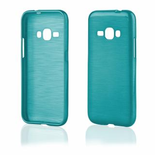 Pouzdro JELLY Case Metalic Samsung J120 Galaxy J1 (2016) modré