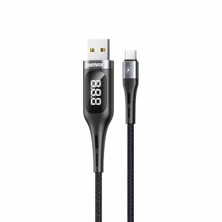 Remax RC-096a USB kabel - USB-C 1,2m / 2,1A s LED ukazatelem