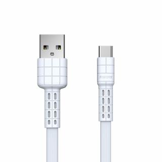 REMAX RC-116a Armor series USB datový / nabíjecí kabel USB-C bílý 2,4A / 5V