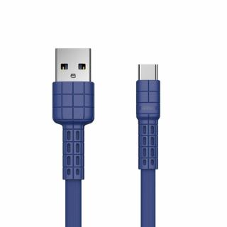REMAX RC-116a Armor series USB datový / nabíjecí kabel USB-C modrý 2,4A / 5V
