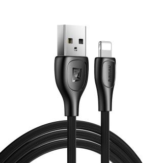 REMAX RC-160i USB kabel pro Apple iPhone / Lightning / 1m / 2,1A / černý