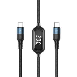 Remax RC-193a kabel USB-C PD / USB-C PD 60W / 1m černý