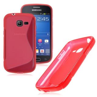 S Case pouzdro Samsung S7390 / S7392 Galaxy Trend Lite red/pink