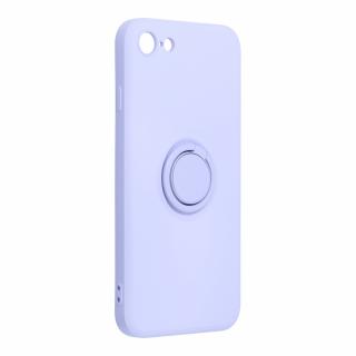 Silicone RING Case pouzdro 3v1 pro Apple iPhone 7 / 8 / SE 2020 / 2022 violet